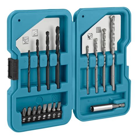 Set De Brocas Y Puntas 17 Pzas Makita D 40200