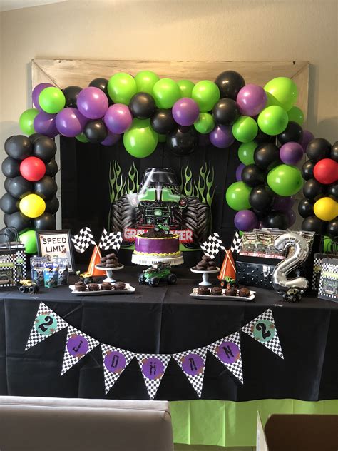 Monster Jam Birthday Decorations