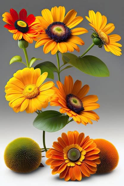 Premium Photo Mexican Sunflower Or Tree Marigold Tithonia