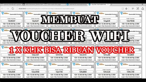 Cara Cetak Voucher Hotspot Mikrotik