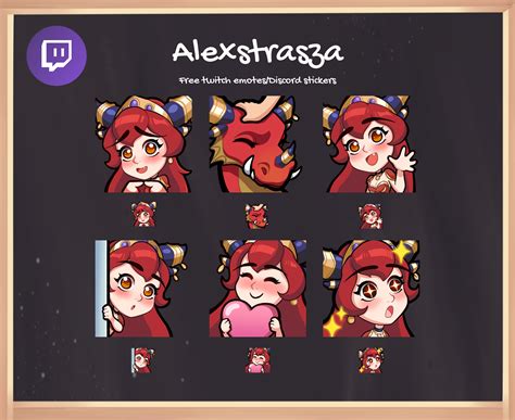 I made free to use Alex emotes! For all the lovely wow streaming ...