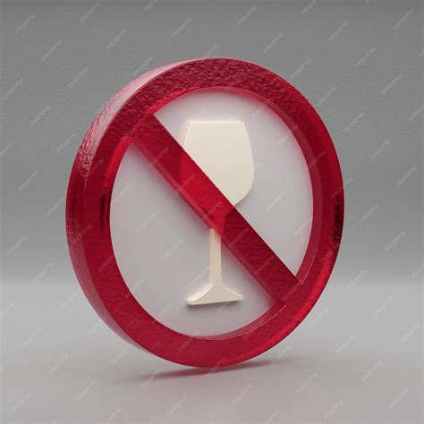 Premium Photo Beautiful Abstract Illustration Alcohol Forbidden Glass