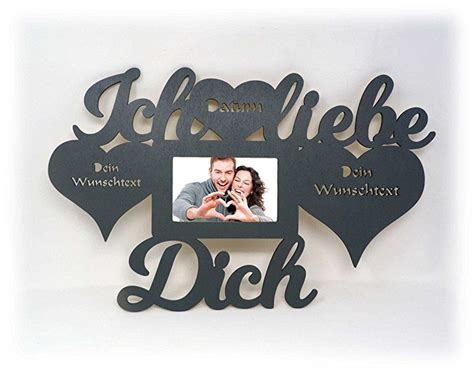 Ich liebe dich Geschenke für Männer mit Namen Gravur RGB LED Wand Foto