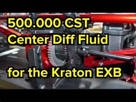 Arrma Kraton EXB Upgrade 500k Center Diff Fluid YouTube