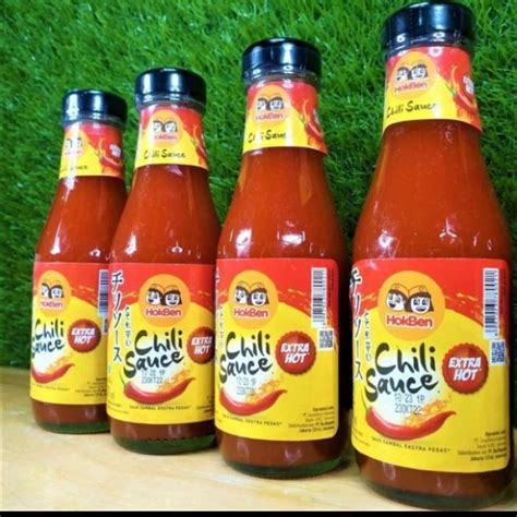 Promo Chili Sauce Hokben 200 Ml Saos Saus Sambal Hokben Extra Hot