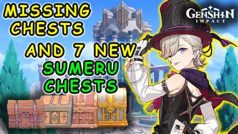 Fontaine 100 Exploration Missing Chests New Sumeru Chests GENSHIN