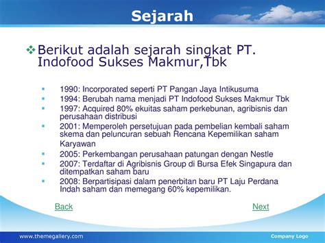 Sejarah Pt Indofood Cbp Sukses Makmur - Seputar Sejarah