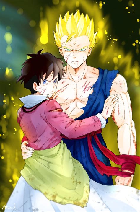 Gohan x Videl | 飯ビー | あつみ [pixiv] http://www.pixiv.net/member_illust ...