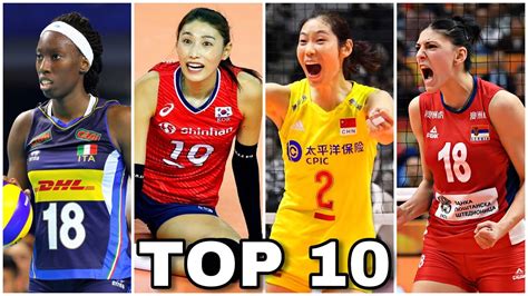 Top 10 Best Womens Volleyball Players In The World 2019 Hd Youtube