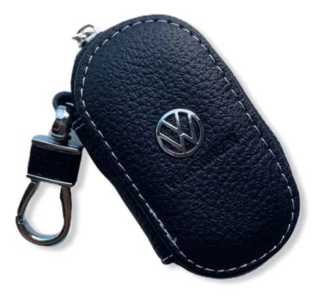 Capa Porta Chave Couro Chaveiro Canivete Presencial Luxo Vw Volkswagen