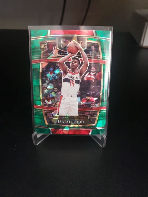 Isaiah Todd Select Concourse Rookie Green Cracked Ice Prizm