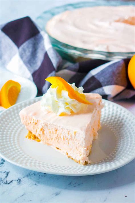 Easy No Bake Orange Creamsicle Pie Recipe Simply Stacie