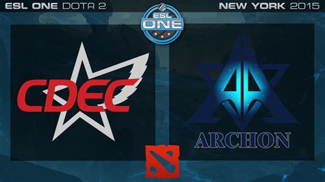 Dota 2 CDEC Vs Team Archon ESL One New York 2015 Quarterfinal