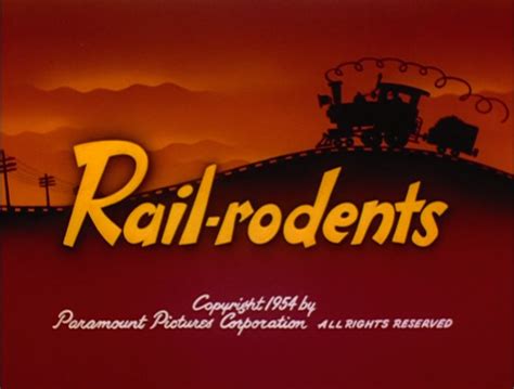 Rail Rodents Paramount Cartoons Wiki Fandom
