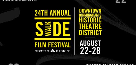 Announcing the 24th Annual Sidewalk Film Festival presented by Regions ...