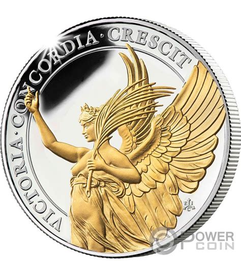 VICTORY Queen Virtues Chapada 1 Oz Moneda Plata 1 Pound Saint Helena 2021