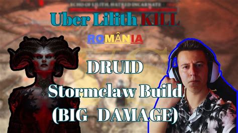 Diablo Uber Lilith Kill Druid Stormshred Build Insane Damage