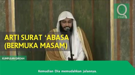 Bacaan Terindah Al Quran Surat Abasa Bermuka Masam Syaikh