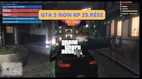 Gta Non Rp Magyar Szerver R Sz Ss K El Az Admin Gyet Youtube