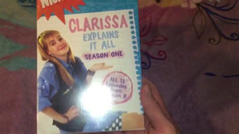 Clarissa Explains It All Season 1 Dvd Unboxing Youtube