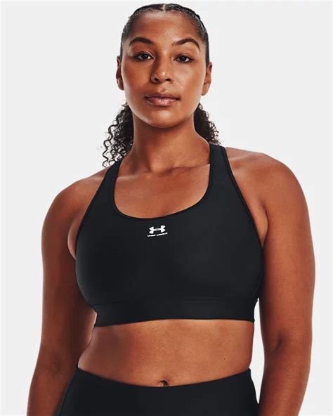 Womens Heatgear® Mid Padless Sports Bra Under Armour