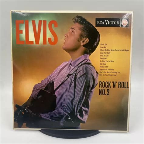 ELVIS PRESLEY 1964 UK LP ROCK N ROLL No 2 Orange Label VG VG Vinyl