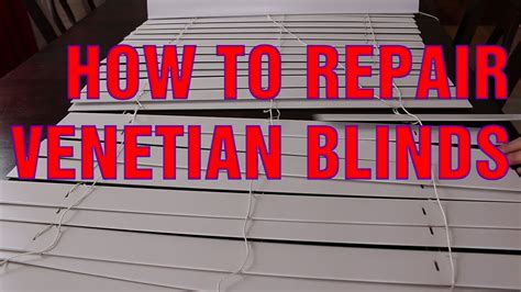 Venetian Blinds Repair