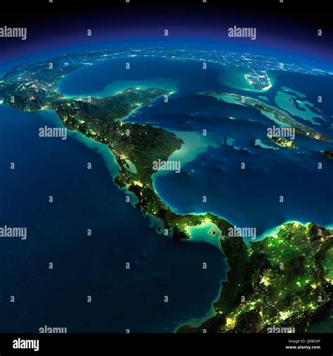 Central america relief map hi-res stock photography and images - Alamy