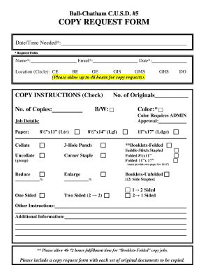 Copy Request Form Fill Online Printable Fillable Blank Pdffiller