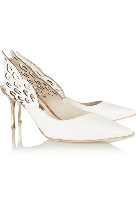 SOPHIA WEBSTER Angelo Cutout Leather Slingback Pumps Christian