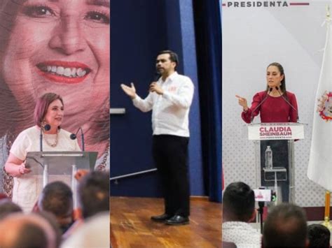 Estas Fueron Las Actividades De Sheinbaum Gálvez Y Álvarez Máynez Del 5 De Marzo Imer Noticias