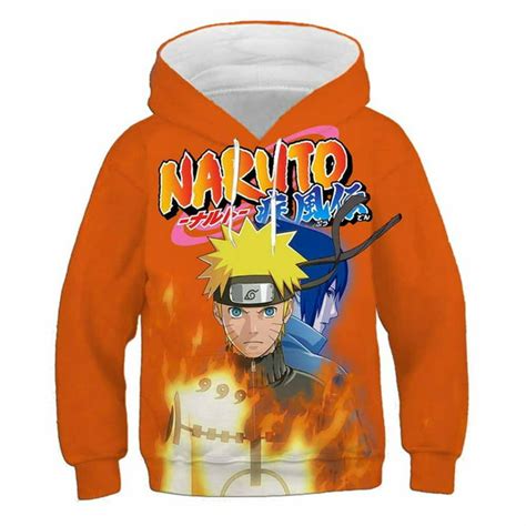 2023 Ropa Para Niños Sudadera Con Capucha De Naruto Sudadera De