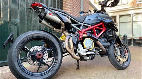 Ducati Hypermotard With Zard Exhaust Arrow Decat Sound Youtube