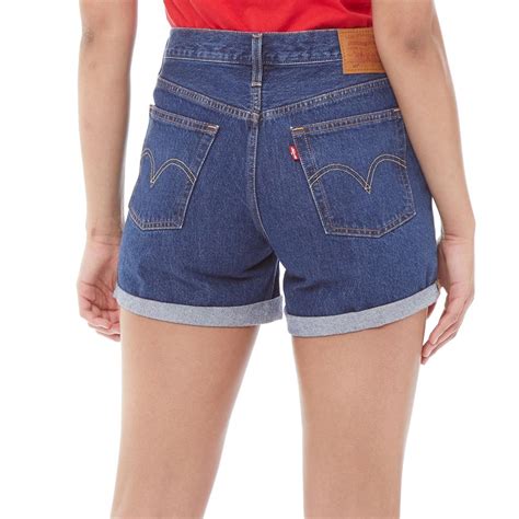 Levi S Short En Jean Femme Bleu Moyen