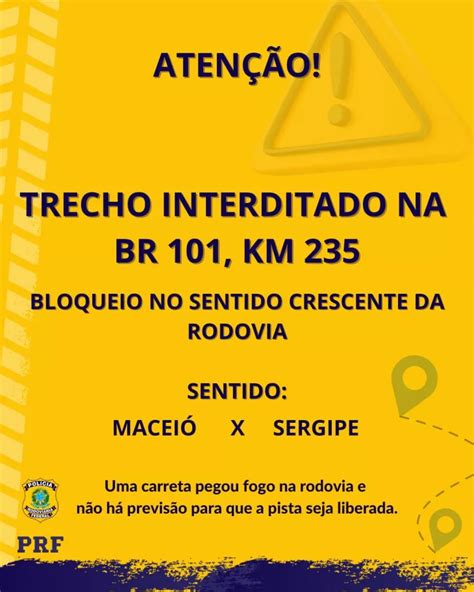 Carreta pega fogo após tombar em trecho da BR 101 vídeo Alagoas 24