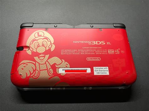 Modded Nintendo 3DS Xl New Super Mario Bros Limited Edition Rare 64GB