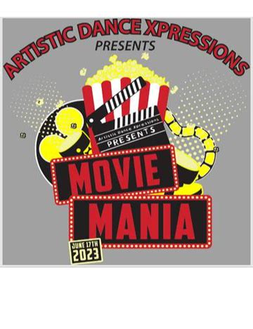 Movie Mania - ADX Annual Dance Recital: Sat, Jun 17, 2023