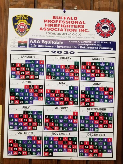 Fdny Shift Calendar 2021 - Printable Calendar 2023