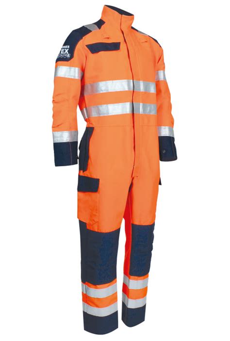 Combinaison Multirisques Atex Plus Hv Orange Fluo Dmd France