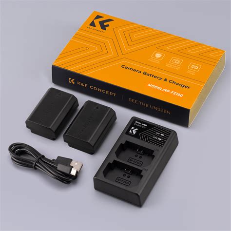 K F Sony Np Fz Battery And Dual Slot Battery Charger Kit Kf