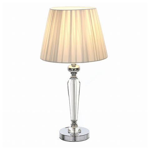 Lampka Srebrna Kryszta Glamour Lampa Nocna Cm Msk Stylowe