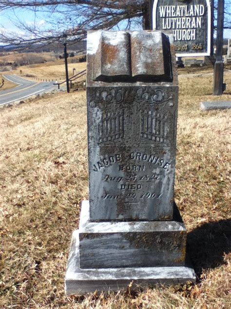 Jacob Casper Cronise M Morial Find A Grave