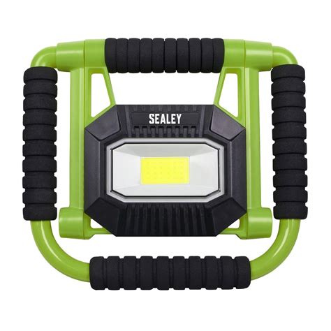 Sealey Rechargeable Portable Fold Flat Floodlight W Cob Led Lithium