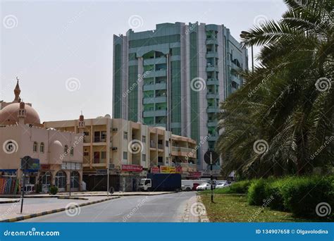 Ajman Uae April Mosque Mall And House On Sheikh Rashid Bin