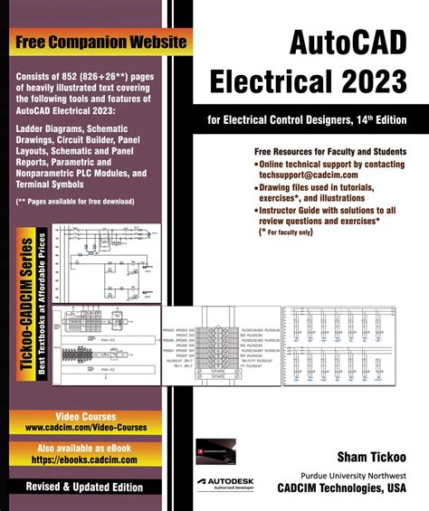 Amazon AutoCAD Electrical 2023 For Electrical Control Designers 14th