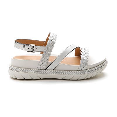 Kerrie Embossed S Calf Lth Flat Sandal Acquista Su Stonefly