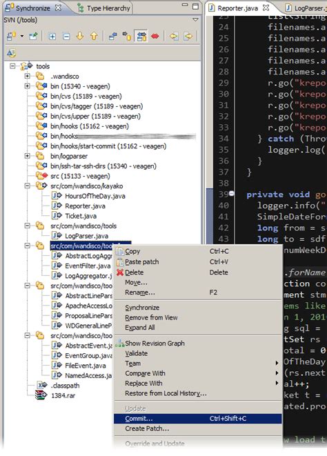 Svn Subversion Using In Eclipse Stack Overflow