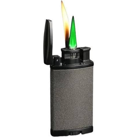 Briquet Torche Au Butane Avec Jet Vert Et Flamme Douce En Briquet