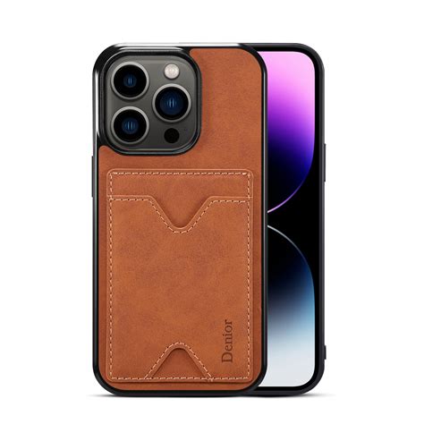 Elehold For Iphone 15 Pro Max Pu Leather Wallet Case With Magnetic Back Card Slot Holder Slim