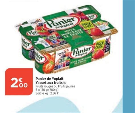 Promo Panier De Yoplait Yaourt Aux Fruits Chez Bi1